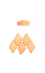 Matubo GemDuo Beads 8x5mm Bondeli - Matt orange